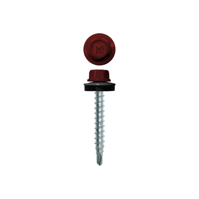 Саморез кровельный Daxmer 4,8х29 (250шт) сверло №1 RAL 3011