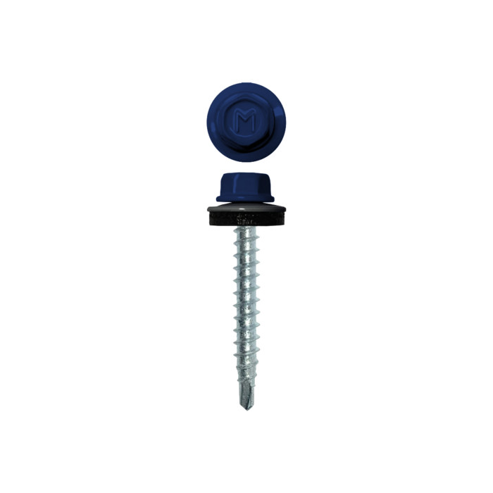 Саморез кровельный Daxmer 4,8х29 (250шт) сверло №1 RAL 5002