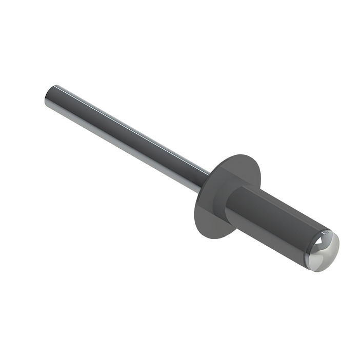 Заклёпка вытяжная Daxmer 4,0х10 RAL 7037 (750шт) нерж/нерж