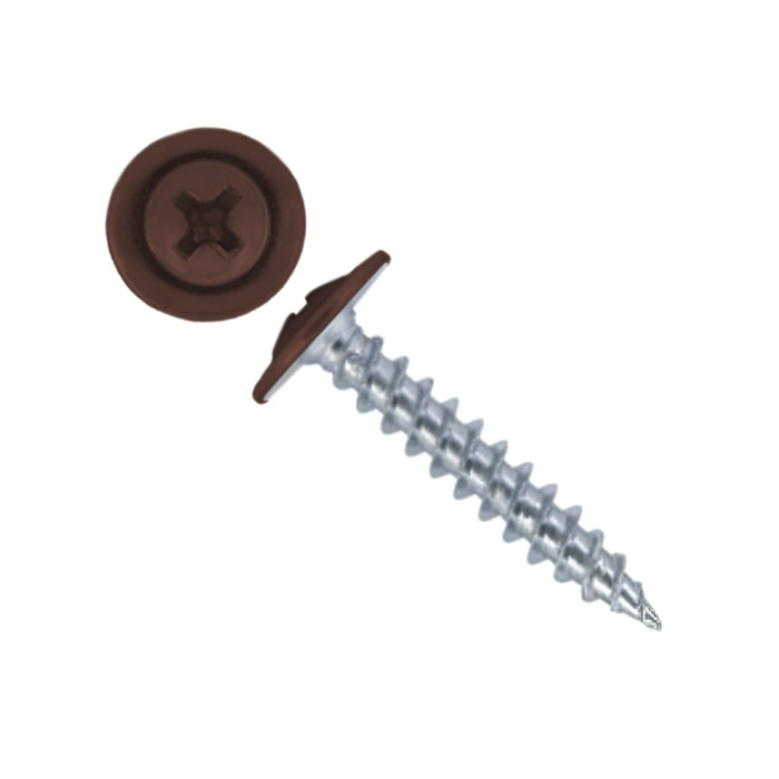 Саморез ПШ 4,2х25 (500шт) шлиц PH2 RAL 8002