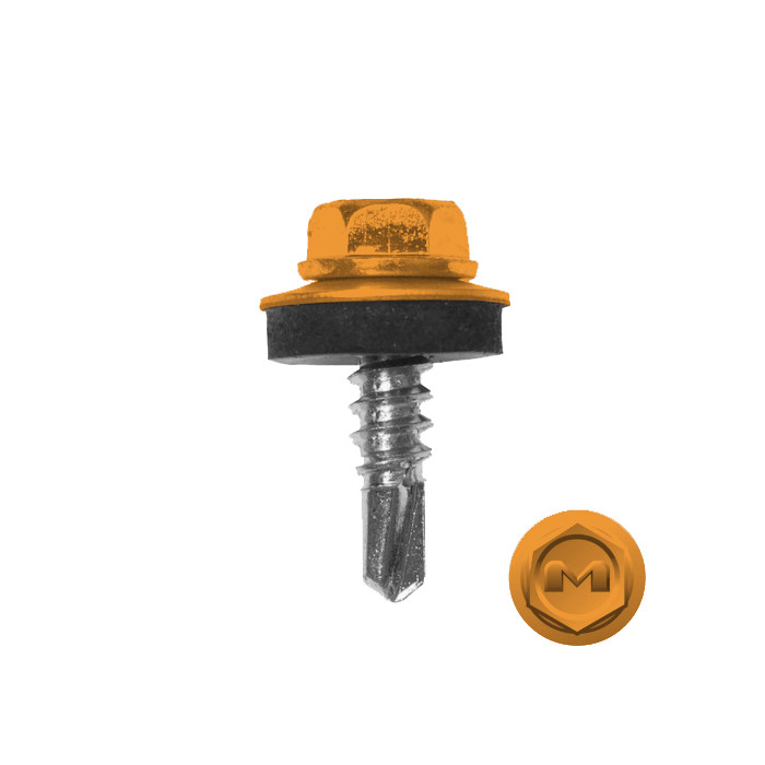 Саморез по металлу Daxmer 5,5х19 (250шт) сверло №3 RR 26